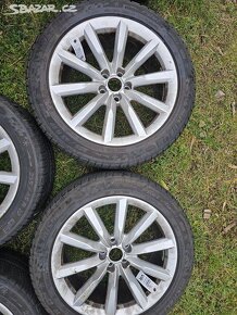 ALU kola 5x112 / Audi 255/45 R19, Zimní Michelin. - 3