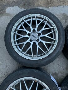 ALU disky AEZ 5x112 R17 s letními pneu 225/45 R17 - 3