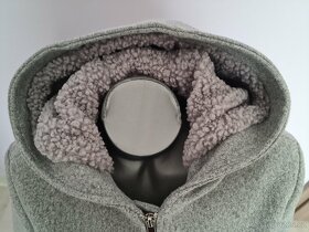 Nový kabát Primark, šedý melír, vel. 38 - 3