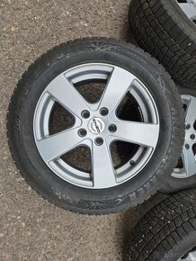 zimní Alu kola Enzo Škoda Volkswagen 5x112 6,5jx16 et50 pneu - 3