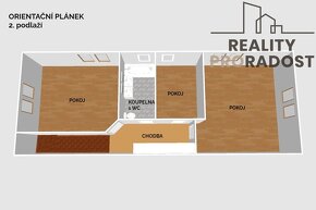 Prodej mezonetového bytu 6+kk, 156,1 m2, s lodžií, sklepem a - 3