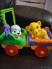 Vláček Fisher Price se zvířátky, se zvuky, hraje - 3