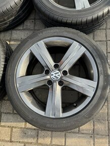 ORIGINÁL Alu Volkswagen Passat B7 R17, 5x112 - TOP STAV - 3