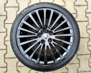 Alu kola originál Škoda Superb II 5x112 R18 Sirius - 3