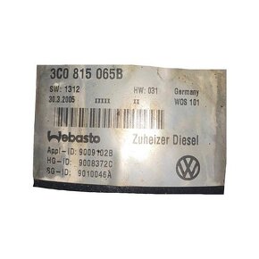 Nezávislé naftové topení WEBASTO 3C0815065B VW Passat B6 10 - 3