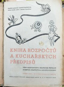 1945 SANDTNEROVÁ - Kniha rozpočtů a kuchařských předpisů - 3