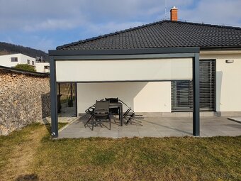 Pergola montovaná hliníková 4x3m s polykarb.a zastíněním - 3