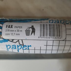 Prodám faxový papír 210x30m - 3