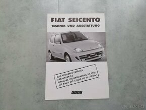 Fiat Seicento - katalog + přehled výbavy - doprava v ceně - 3