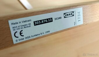 Dřevěné počítadlo IKEA - bezvadný stav - 3