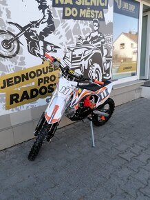 Pitbike Shark 125ccm 4T 17"/14" Oranžová nová - 3