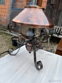 Měděná stolní lampa - 3