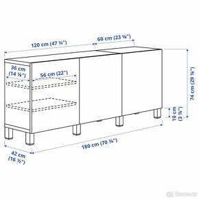 Komoda / TV stolek Besta Ikea - 3