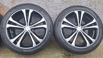 Alu kola R17 5x100 RH + letní pneu 225/45/17 - 3