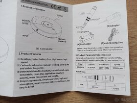 Plochá bruska na nehty /pro nehtovou modeláž 36 W - 3