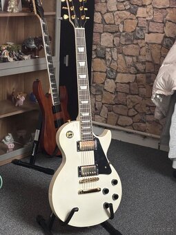 PSD Pasadena Les Paul | White/gold - 3