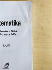 Prodám učebnici - Matematika pro SOU - 3