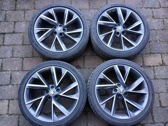 ALU kola,sada,ŠKODA VEGA,originál,235/40 R19,5x112,TOP - 3