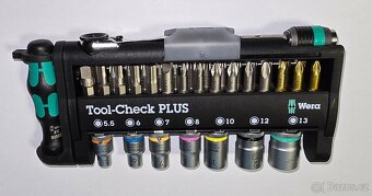 WERA Tool-Check PLUS - 39 dílů, sada bitů + ráčna + držák - 3