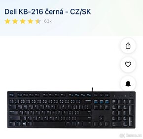 Klávesnice k PC Dell - 3