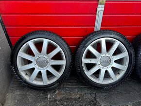 Original ALU kola Audi 17" 7,5J ET56 + zimní pneu 225/45/R17 - 3