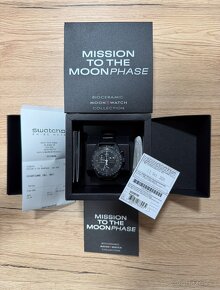 Omega x Swatch Moonswatch mission to moonphase SNOOPY BLACK - 3