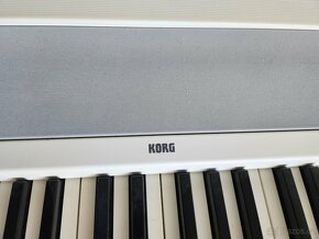 PRODÁM elektronický klavír KORG B2 bílý - 3