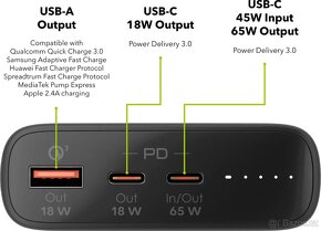 PowerBanka  AlzaPower Style 20000mAh Power Delivery (65W) - 3