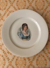 Starožitný set porcelánových talířů Napoleon a Marie Louise - 3