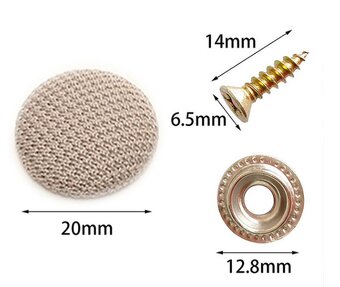 Příchytky na opravu odlepené stropnice auta - 3