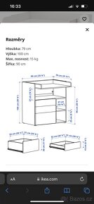 Přebalovací pult IKEA - 3