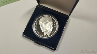 Stříbrná pamětní mince 500Kč 2013 Beno Blachut PROOF s certi - 3