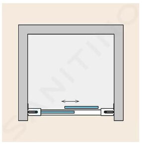SanSwiss TOP-Line jednodílné dveře 1200mm s 45% slevou - 3