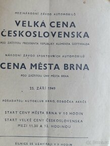 Velká cena Československa -program - 3