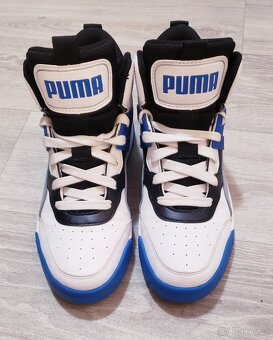 Puma BACKCOURT MID Chlapecké Pánské Sportovní boty Vel. 39 - 3