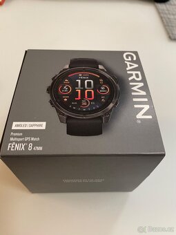 Garmin Fenix 8 AMOLED 47 mm, Sapphire Carbon Gray DLC Titani - 3