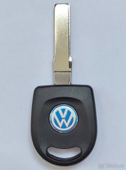 Klíč Škoda Volkswagen Audi Seat ID48 HU66   Klíč s čipem + v - 3