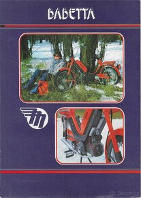 Prospekt JAWA Babetta 210 Automatic, Mototechna 1985 - 3