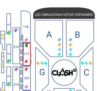 2x vstupenka Clash 11 Fortuna Arena Praha 1.3. - 3