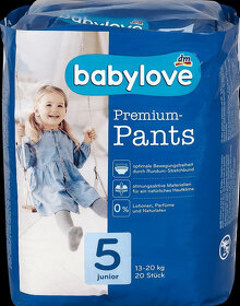 13KS BABYLOVE PREMIUM PANTS SLIPOVÉ PLENKY 5 JUNIOR (15-20 K - 3