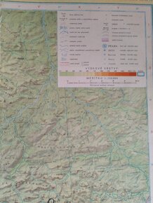 Mapa Československo 1972 - 3