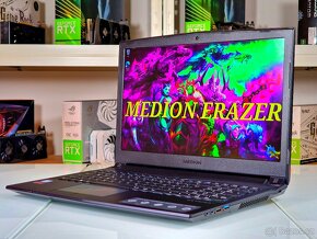 Herní notebook MEDION ERAZER | 120Hz | GTX 1050 4GB | 16GB - 3