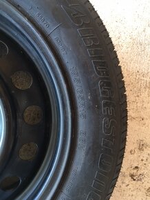 Kolo z rezervy pneu BRIGGESTONE 185/65 R15 + disk - 3