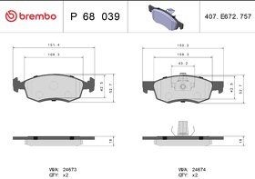 BREMBO P 68 039 Dacia Logan - 3