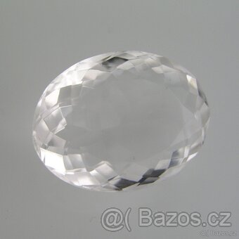 Křemen-křišťál- ovál, modif. bril. - 16,52 ct. - 3