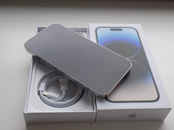 APPLE iPhone 14 Pro 128GB Silver - ZÁRUKA - SUPER STAV - 3