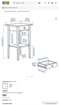 Hemnes noční stolek - 3