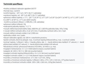 Meteorologická stanice WG1 PROFI - 3