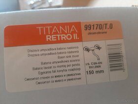 Novaservis Titania Retro II - Umyvadlová baterie, chrom 9917 - 3