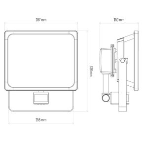 ZS2740 LED reflektor PROFI s PIR, 50W neutrální bílá EMOS - 3